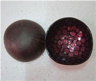 lacquer coconut bowl