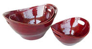 set of 3 bamboo bowls