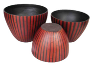 set of 3 bamboo bowls
