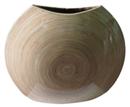 Natural bamboo vase