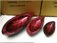 set of 3 mango bowls