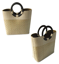 Vietnam Bamboo & Rush handbag