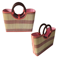 Vietnam Bamboo & Rush handbag