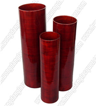 set of 3 bamboo vases