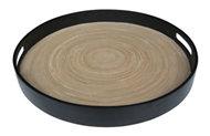 bamboo round tray