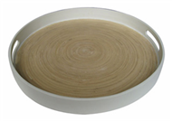 bamboo round tray