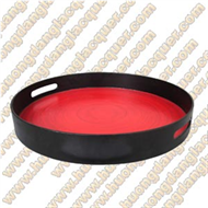 bamboo round tray