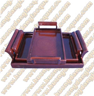 set of 3 rectangle trays