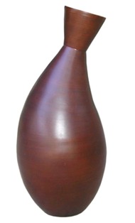 set of 2 bamboo vases