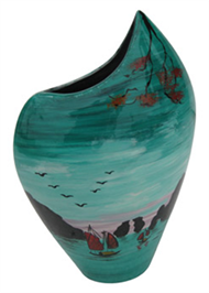 lacquer flower vases 