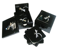 square box with 6 coasters