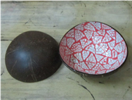 lacquer coconut bowl