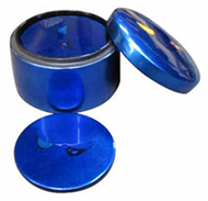 round box with 6 coasters