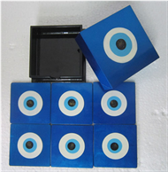 square box with 6 coasters