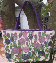 Vietnam Handbag with flower print