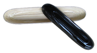 Natural bamboo and black bread tray by HuongDang Lacquer Company in Vietnam