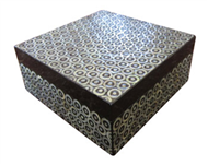 square box with M.O.P inlay