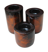 set of 3 candle holders