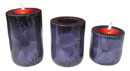 set of 3 candle holders