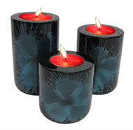 set of 3 candle holders