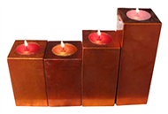 set of 4 candle holders