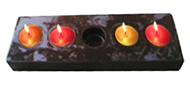 candle holder with 5 candles