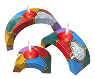 set of 3 candle holders