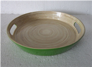 Spun Bamboo Tray by Huong Dang handicraft company in VietNam