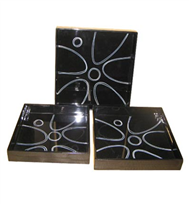 set of 3 square trays