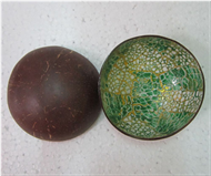 lacquer coconut bowl