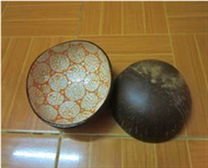 lacquer coconut bowl
