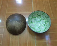 lacquer coconut bowl