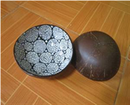 lacquer coconut bowl