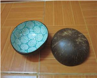 lacquer coconut bowl