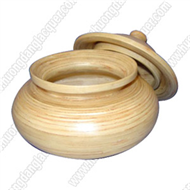 bamboo round box