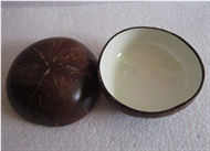 lacquer coconut bowl