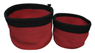 Set of 2 PP synthetic baskets
