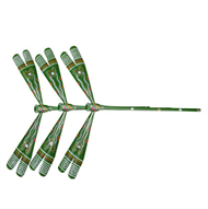 bamboo finger balancing dragonfly