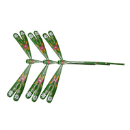 bamboo finger balancing dragonfly