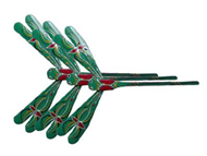 bamboo finger balancing dragonfly