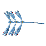 bamboo finger balancing dragonfly