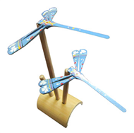 bamboo finger balancing dragonfly