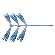 bamboo finger balancing dragonfly