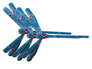 bamboo finger balancing dragonfly