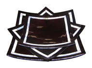 Set of 3 square dishes