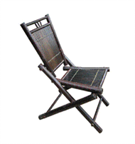 bamboo folding chair