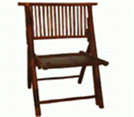 bamboo folding chair
