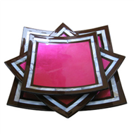 Set of 3 square dishes