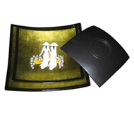 Set of 3 square dishes