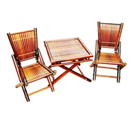 set of foldaway table & 2 chairs